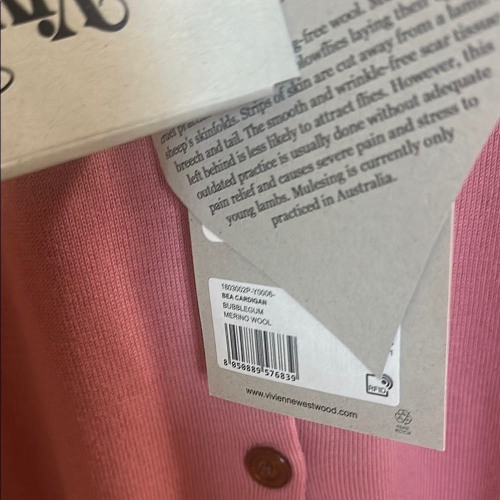 Vivienne Westwood Bea Cardigan XXS - Brand New with Tags - Picture 6 of 6